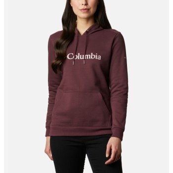 Columbia Ženske Majice S Kapuljačom - Logo Bordo | FOXL-46837